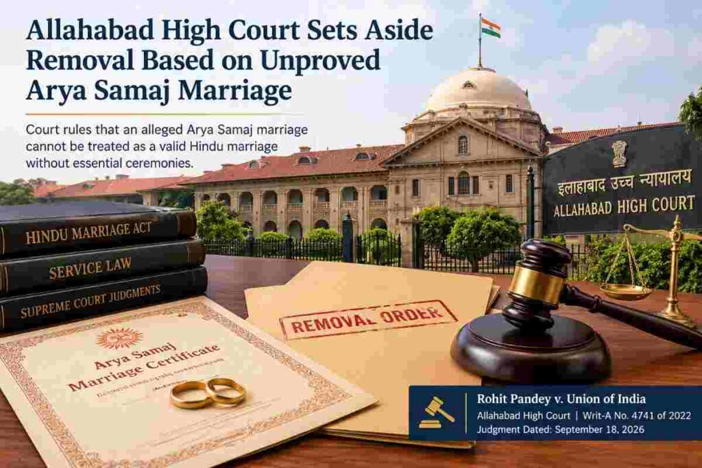 Latest Judgement of Allahabad High Court