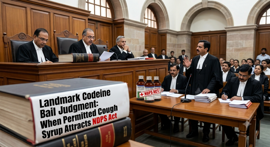 Landmark Codeine Bail Judgment: When Permitted Cough Syrup Attracts NDPS Act