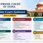 Supreme court - Junior Court Assistant Syllabus